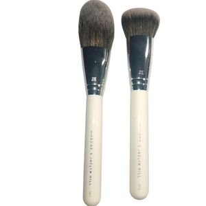 Morphe Jaclyn Hill White Makeup Brush Set Includes Both Brushes
